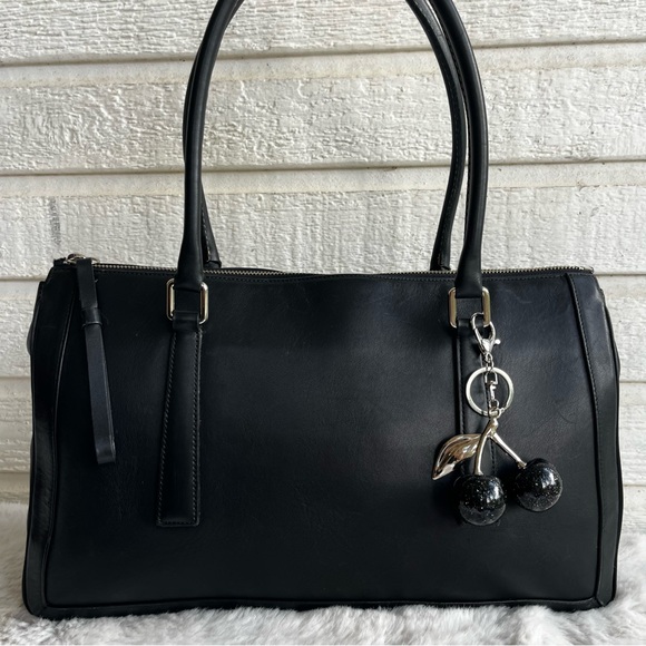 COACH Black Y2K Leather Hampton Soho Gallery Work Tote Shoulder Bag 9420 - Picture 1 of 10